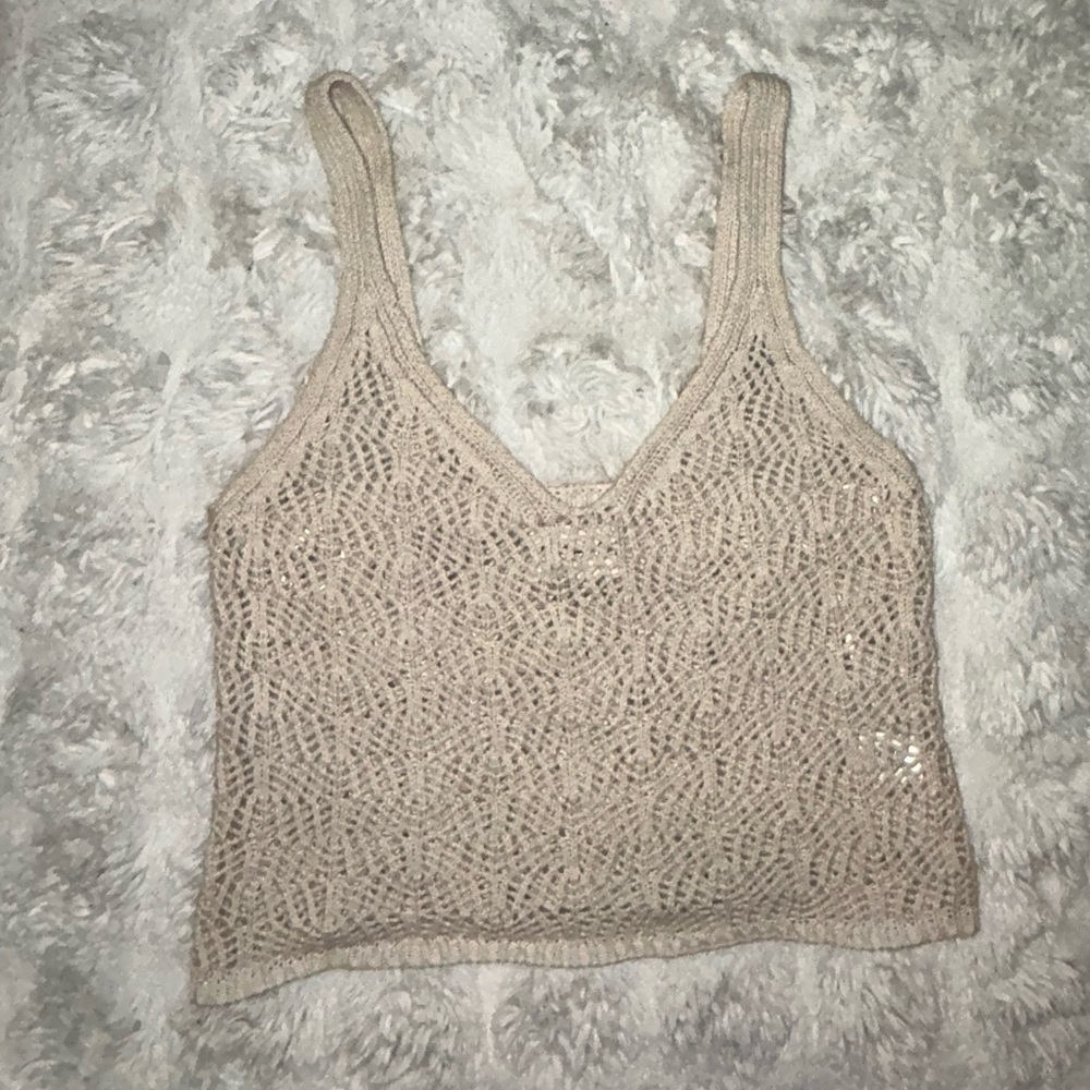 Crochet Knit Boho Top